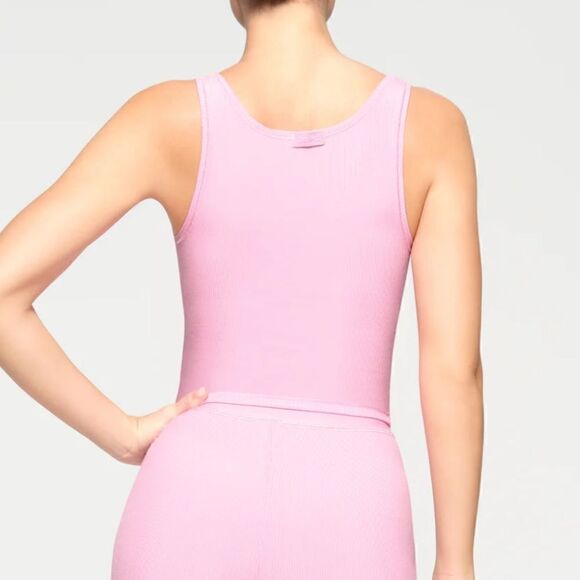 NWT SKIMS soft lounge tank 4x cotton candy - Picture 4 of 8